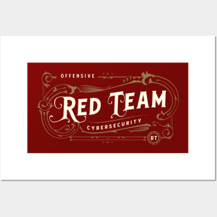 Red Team (Red Background) Posters and Art